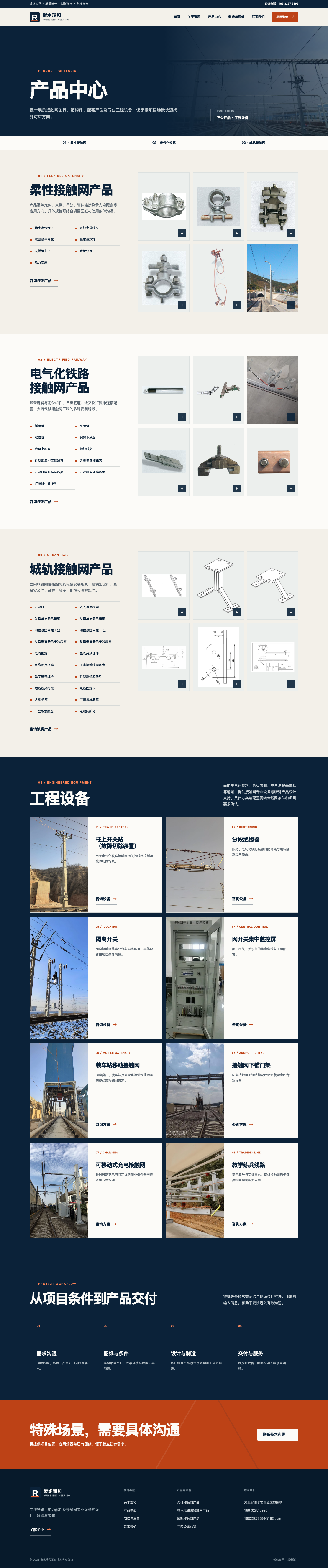 衡水瑞和制造业企业官网产品中心完整长页